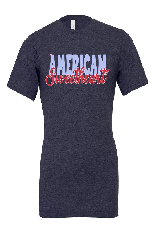 American Sweetheart Navy Graphic Tee FINAL SALE