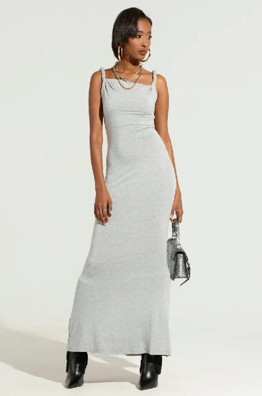 THE MAIN EVENT TWISTED MAXI DRESS