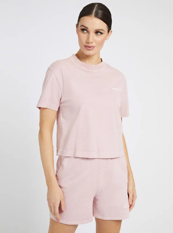 Eco Pink Breanna Active Crop T-Shirt