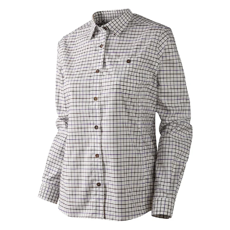 Lancaster Lady Shirt - Blackberry Check by Harkila