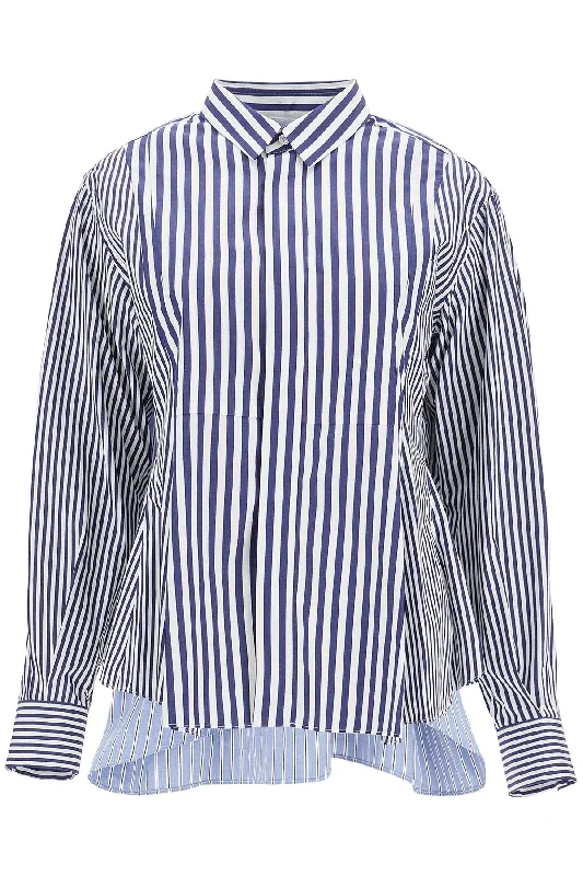 poplin sticked shirt with 24 07525 STRIPE MIX