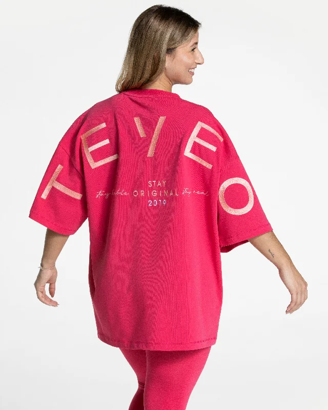 Signature Oversized T-Shirt "Berry"