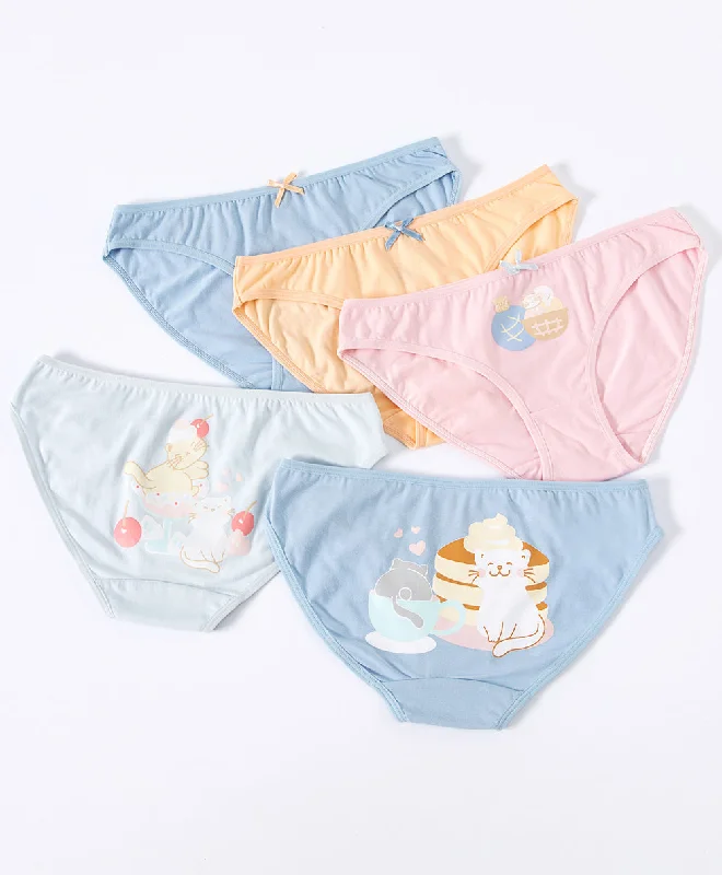 Cat Delicious Graphic 5-pack Mini Panties