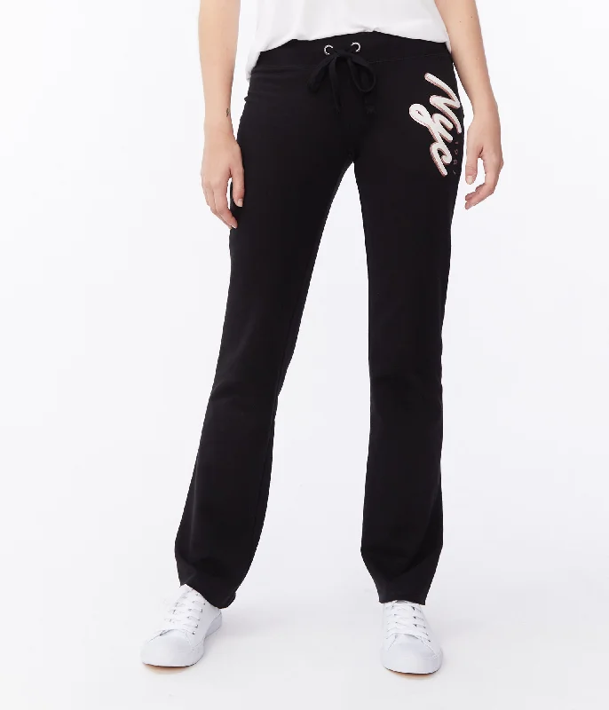 Aeropostale NYC 1987 Foil Fit & Flare Sweatpants