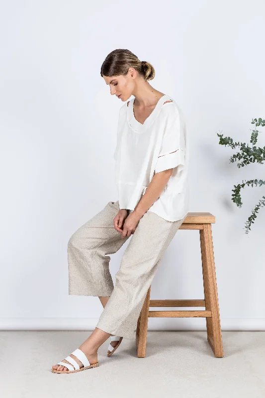 Paris Linen Pants Natural