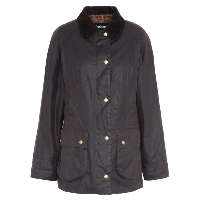 Barbour Beadnell Ladies Wax Jacket - Rustic