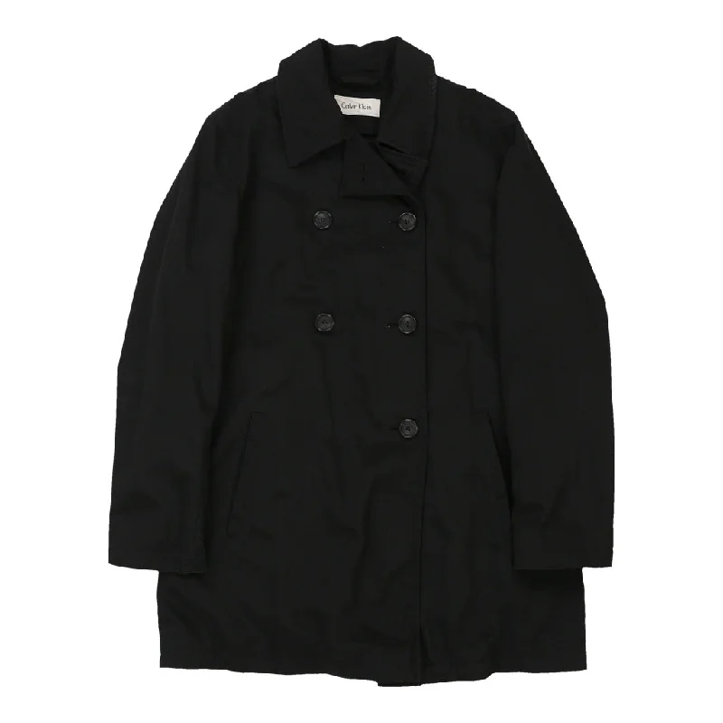 Calvin Klein Coat - Small Black Polyester