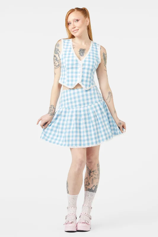 Catrina Gingham Vest