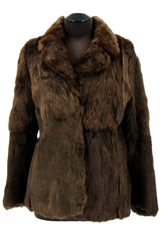 Deep Brown Vintage Mink Fur Jacket