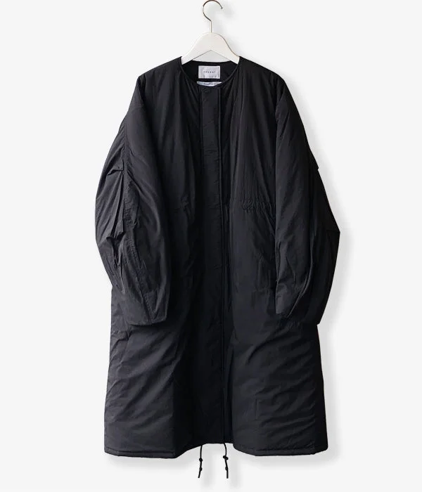 PHEENY/NYLON TAFFETA PADDING COAT(BLACK)