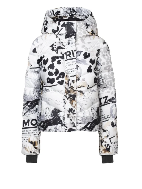 Post Card Women's Courchevel Print Winter Jacket ON SALE