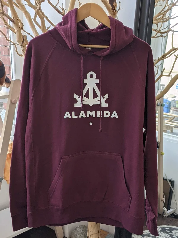 ALAMEDA ANCHOR (CIRCLE) ADULT PULLOVER RAGLAN HOODIE