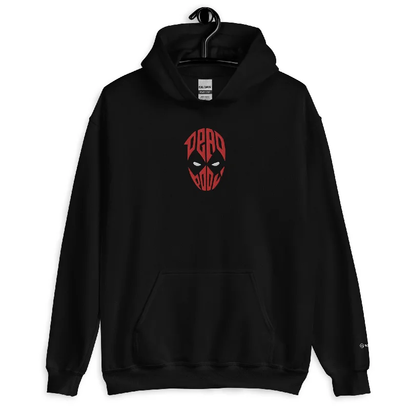 DEAD POOL Unisex Embroidery Fleece Hoodie