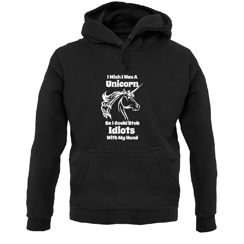 I Wish I Was A Unicorn Unisex Hoodie