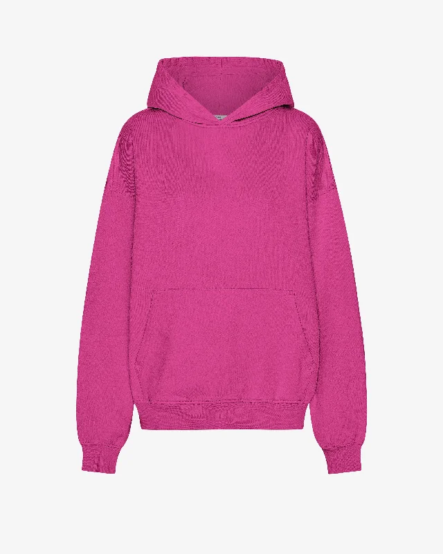 Organic Oversized Hood - Magenta Blaze