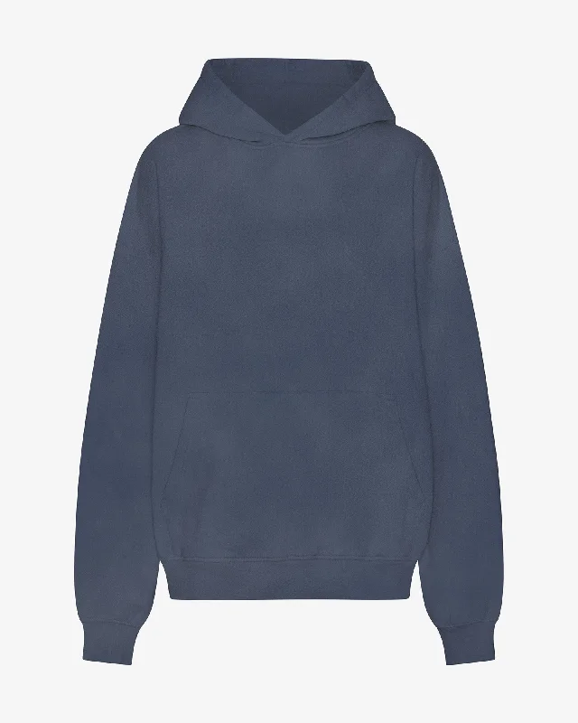 Organic Oversized Hood - Neptune Blue