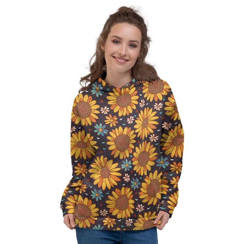 Sunflowr Floral Women's Hoodie