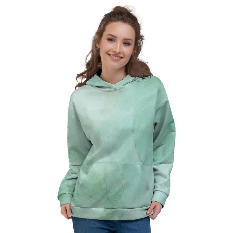 Teal Marble Women's Hoodie