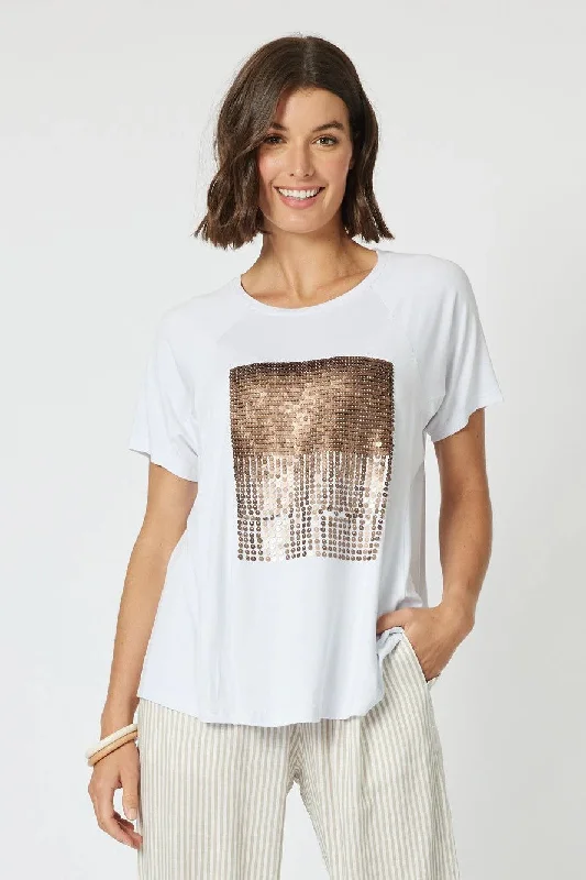 Clarity - 43128 Sequin Patch Tee