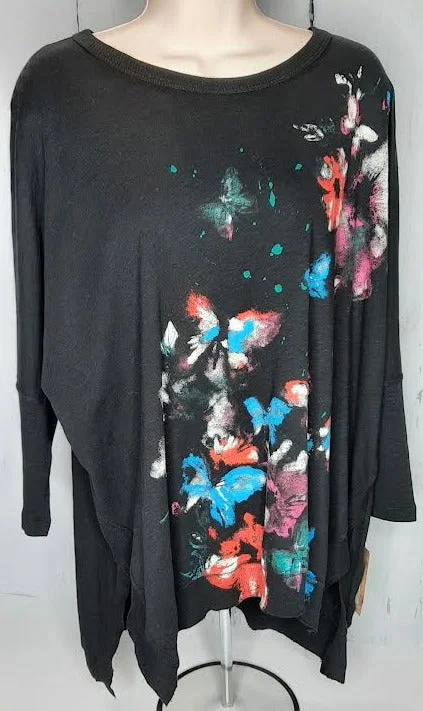 Jess & Jane  M15-1559 Fantasia-Black w Butterflies-Top