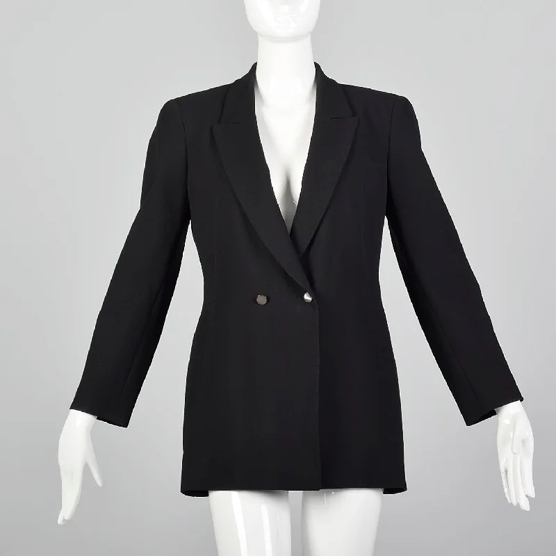 1980s Claude Montana Black Blazer