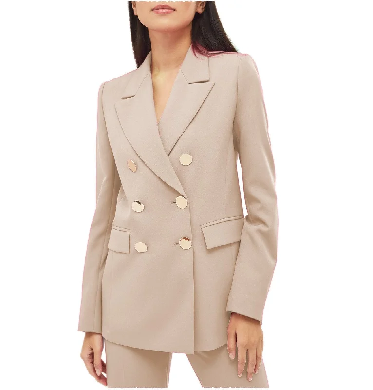 2 Pieces Notch Lapel Double Breasted Women Suit (Blazer+Pants)