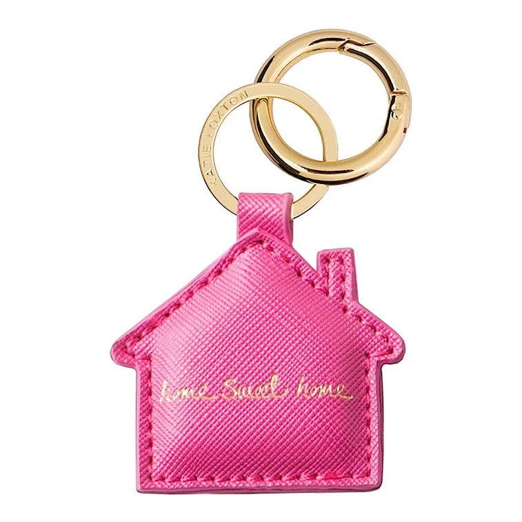 Bag Charm Raspberry Home Sweet Home