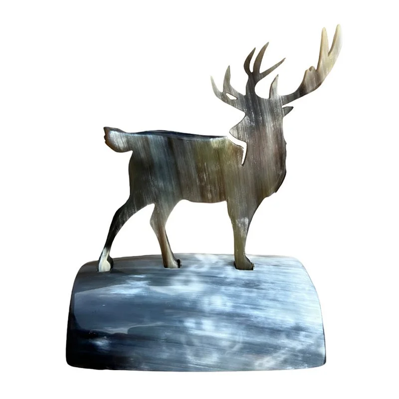 Horn Deer Stag On Stand