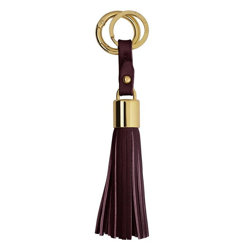 Tassel Keyring Burgundy